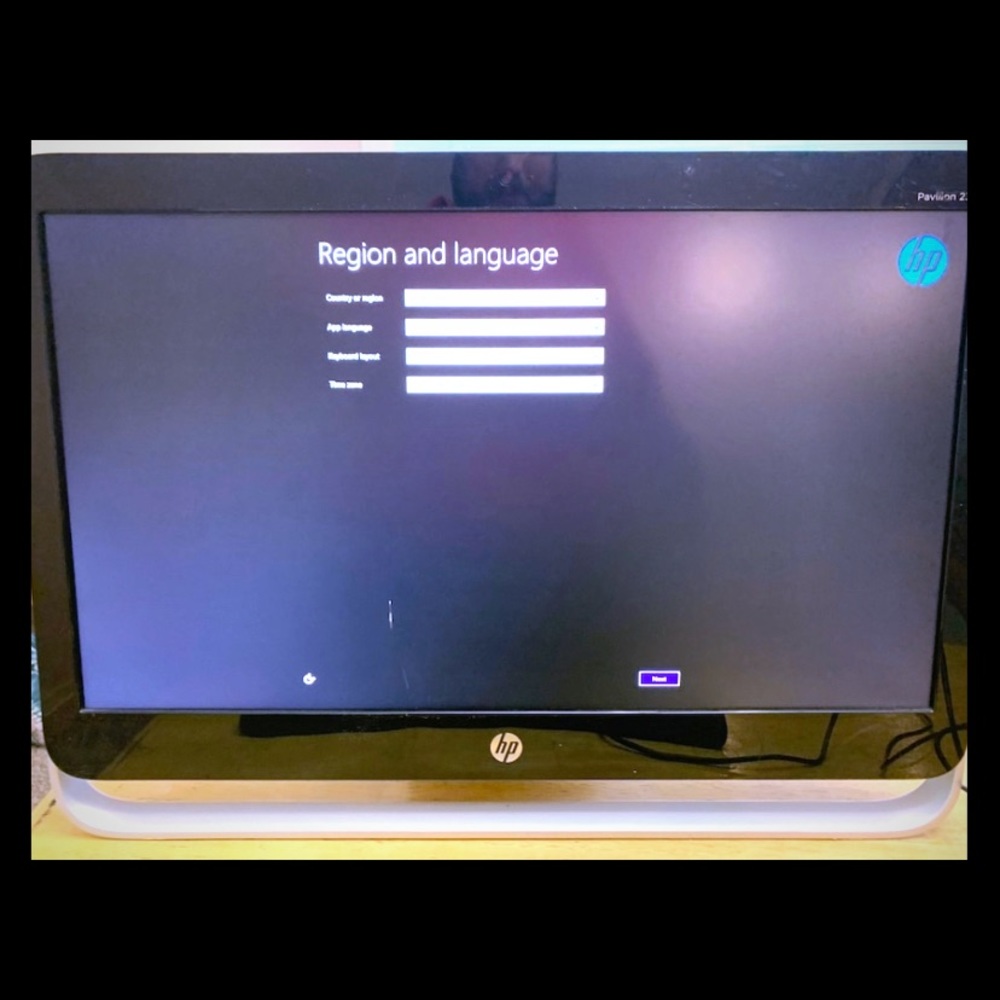 HP23 All in 1 desktop